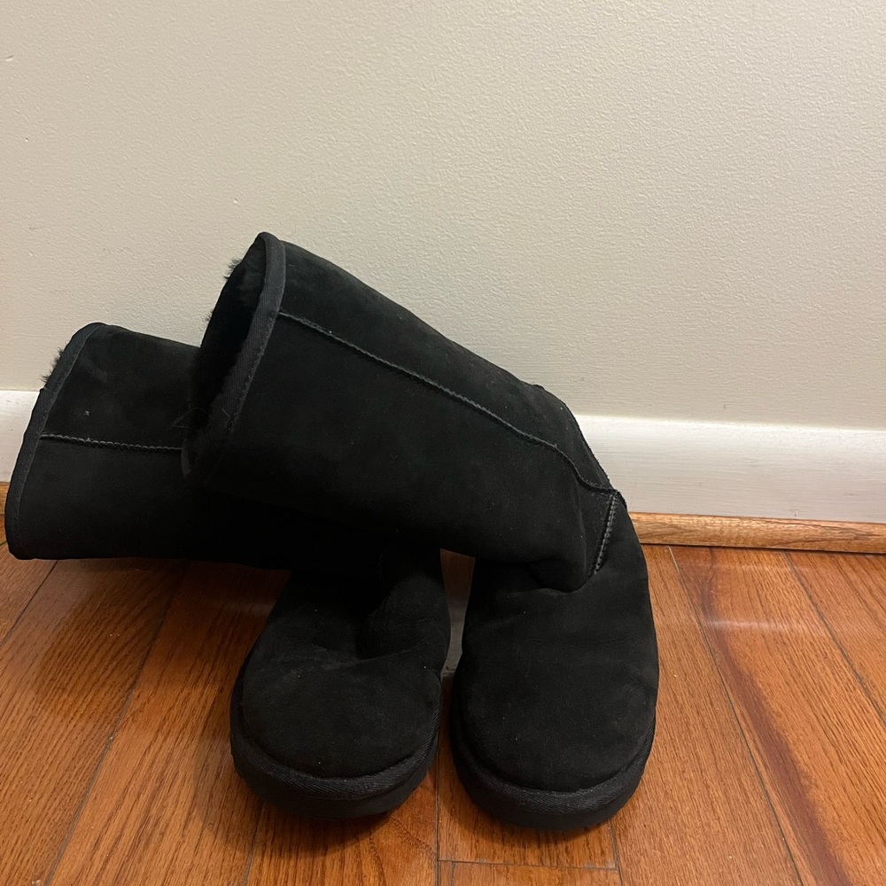 Women’s Suede Black Ugg Boots